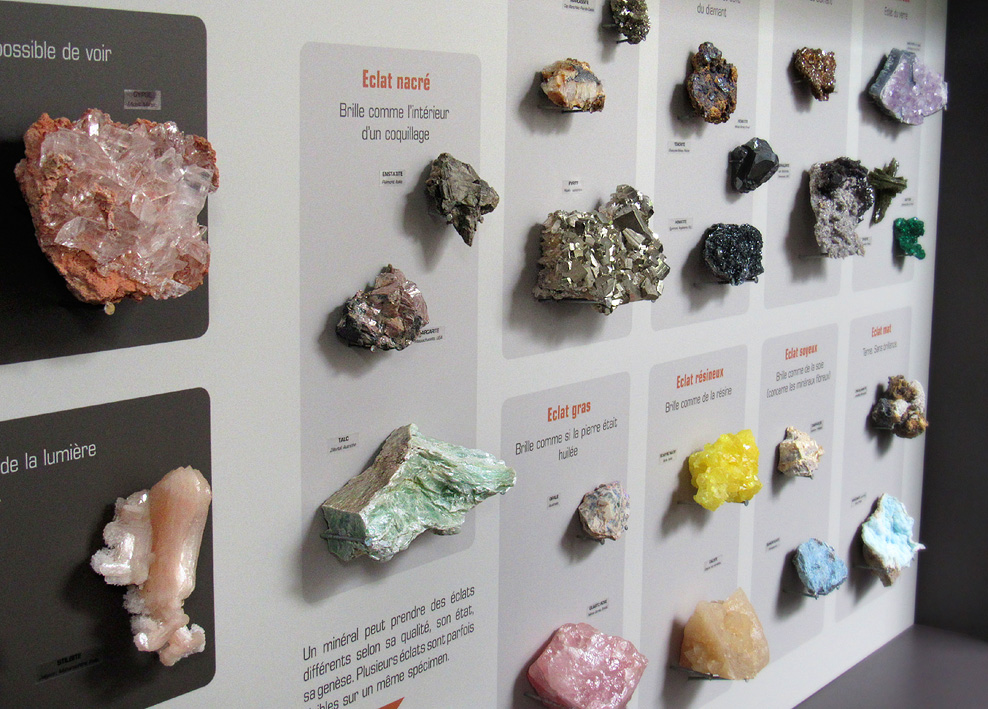 Ensemble d'excavation - Roches, minéraux et des pierres précieuses - Musée  d'archéologie de Roussillon