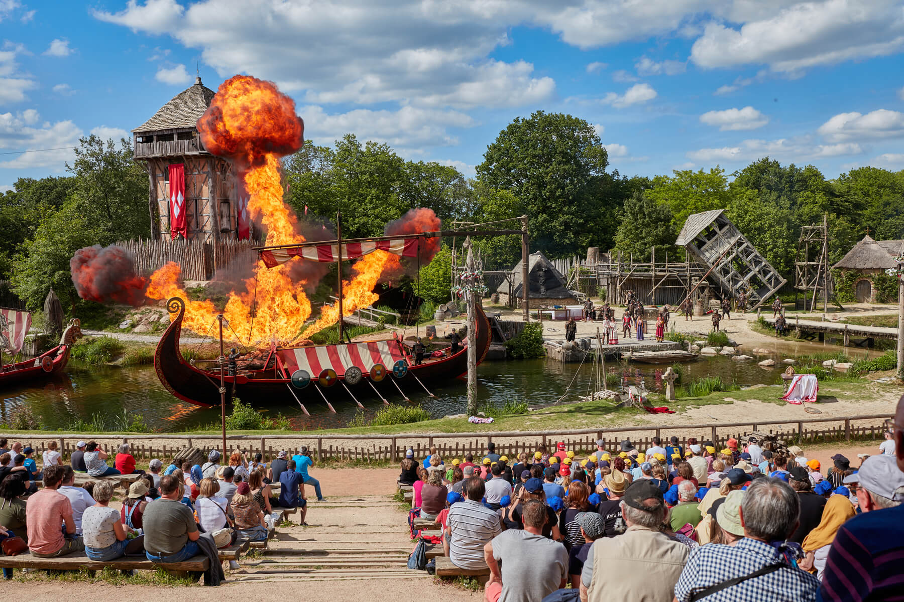 El espectáculo de los vikingos en Puy du Fou