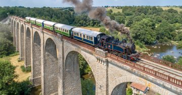 The Vendée Railway in Mortagne-sur-Sèvre, near Puy du Fou