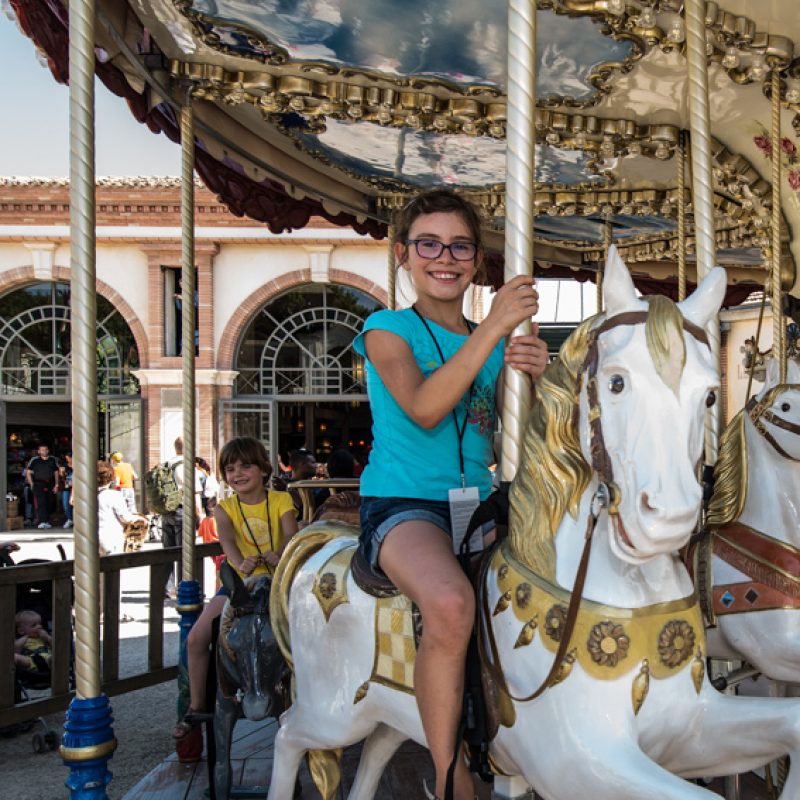 The carousel for children at Puy du Fou