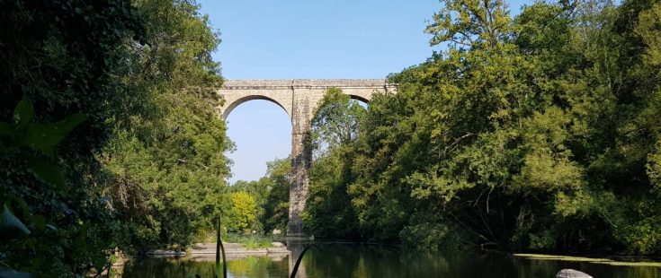 The Doucinière viaduct in Cugand, in Vendée.