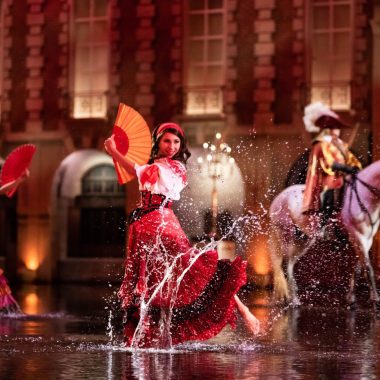 The show Les Mousquetaires de Richelieu at Puy du Fou