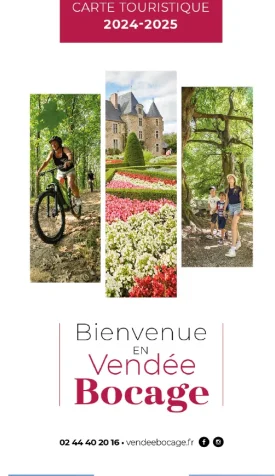 Carte touristique 2024 Vendée Bocage